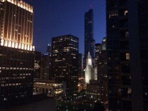 Chicago Night Sky